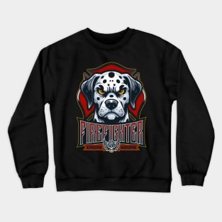 Firefighter Dog Crewneck Sweatshirt